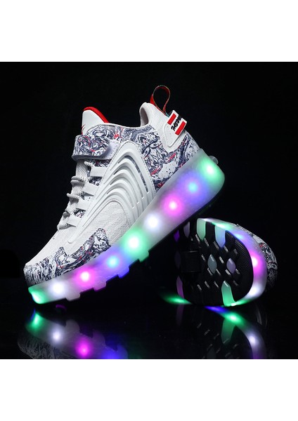 Erkek Kız Çift Tekerlekli Işık Öğrenci Paten Paten (Yurt Dışından) fiyatları