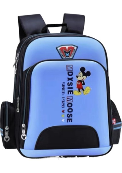 Ilköğretim Okul Çantaları 1-3-6 Sınıf Su Geçirmez Omurga Koruyucu Kızlar ve Erkekler Sırt Çantası (Yurt Dışından)