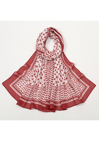 Yeni Baskılı Şifon Bandana (Yurt Dışından)