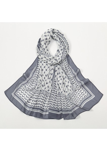 Yeni Baskılı Şifon Bandana (Yurt Dışından)