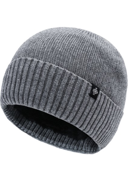 Fuhe Unisex Bere Sonbahar ve Kış Örgü Şapka (Yurt Dışından)