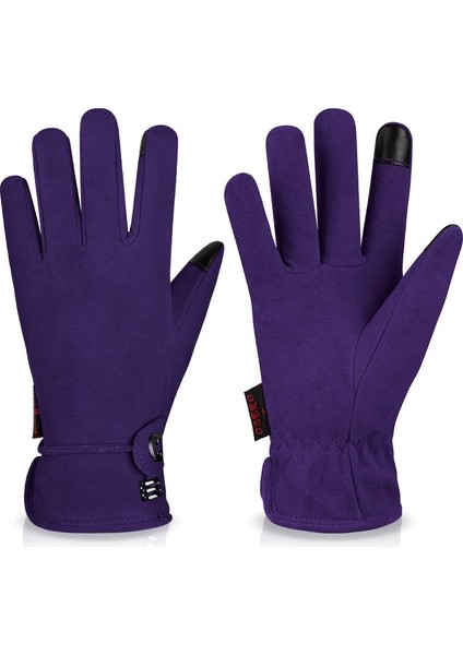 Eldivenler Kadın Sonbahar ve Kış Sıcak Kalın Kaymaz Dokunmatik Ekran Modeli Sıcak Eldivenler (Yurt Dışından)