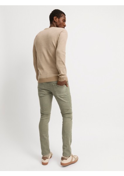 Jack Jones Glenn Model Dar Kesim Erkek Kot Pantolon 12259114