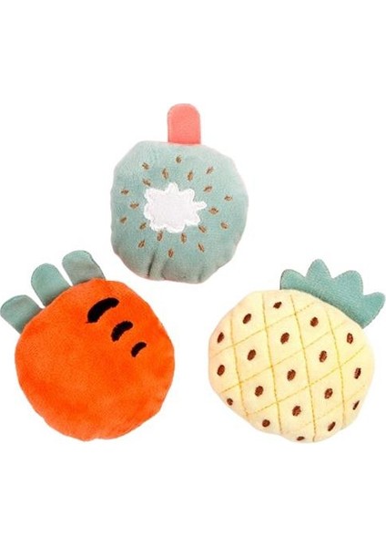 Peluş Doldurulmuş Meyve Kedi Oyuncağı 8 cm