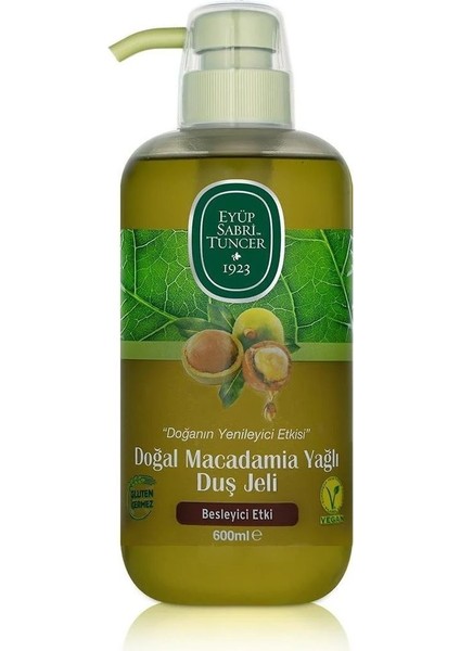 Macadamia Şampuan, Duş Jeli ve Zeytinyağlı Saç Bakım Kremi 600 ml