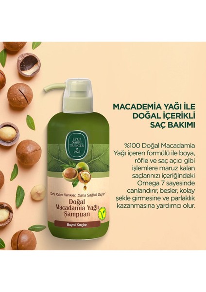 Macadamia Şampuan, Duş Jeli ve Zeytinyağlı Saç Bakım Kremi 600 ml