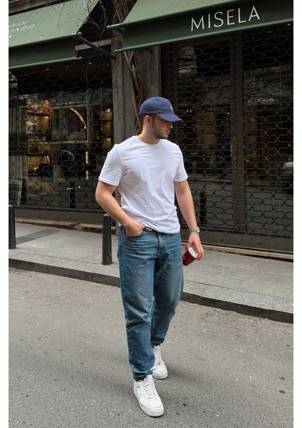 Erkek Regular Fit Yüksek Kalite %100 Pamuk Basic Tişört 24/1 fırsatları