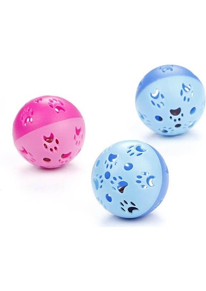 Pati Desenli Kedi Oyun Topu 5 cm 2 Li