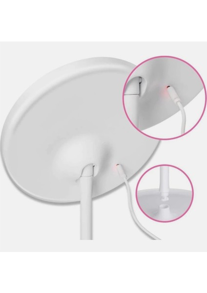 Dokunmatik LED Işıklı USB'li Yuvarlak Masa Üstü Makyaj Aynası fırsatları