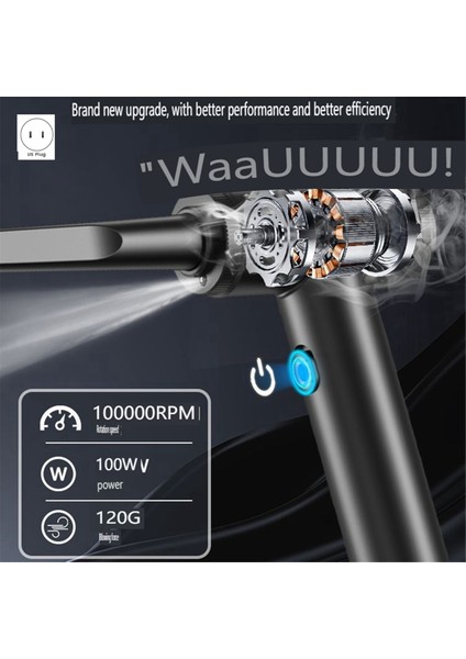 Yüksek Güçlü Kablolu Toz Üfleyici Mini Bilgisayar Ana Bilgisayar Klavye Toz Toplayıcı El Tipi Ev Üfleyici Abd Fişi (Yurt Dışından) fırsatları