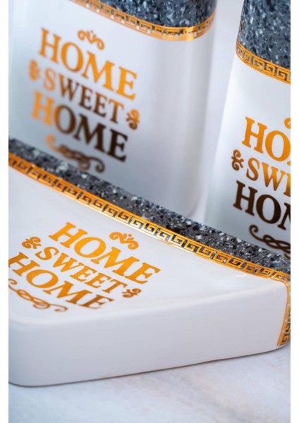 Jardin 3'lü Banyo Seti - Koyu Gri indirimleri