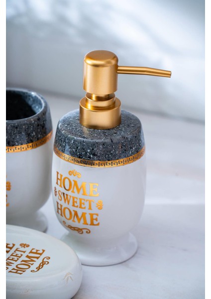 Jardin 3'lü Banyo Seti - Koyu Gri fiyatları