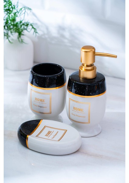 Jardin 3'lü Banyo Seti - Siyah