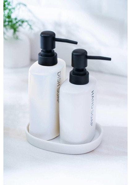 Jardin 3'lü Banyo Seti - Beyaz