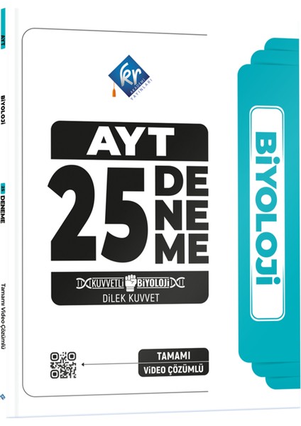 Dilek Hoca Kuvvetli Biyoloji Ayt Biyoloji Video Çözümlü 25 Deneme Kr Akademi Yayınları