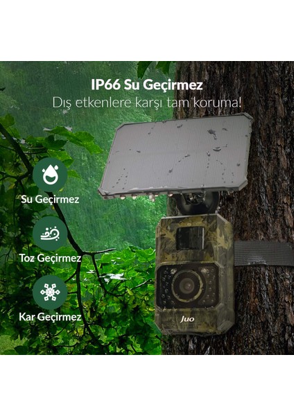 850WS Güneş Enerjili Fotokapan 48MP Full Hd Wifi Hareket Sensörlü Gece Görüşlü IP66 Su Geçirmez fiyatları