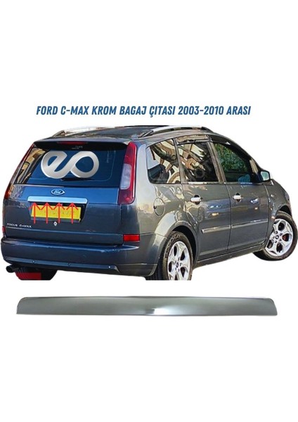 Ford C-Max Krom Bagaj Çıtası 2004-2010 Arası P. Çelik fiyatları