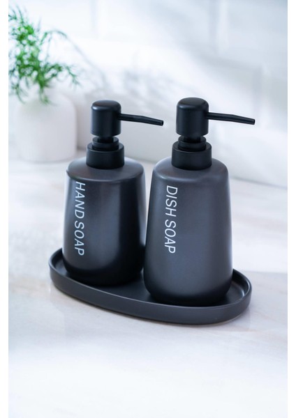 Jardin 3'lü Banyo Seti - Siyah