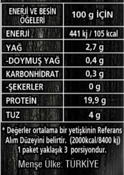 Füme Et 120 gr modelleri