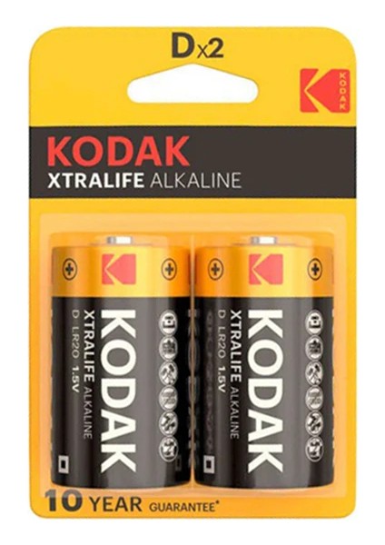 Xtralife 2 Adet Alkalin Büyük Pil