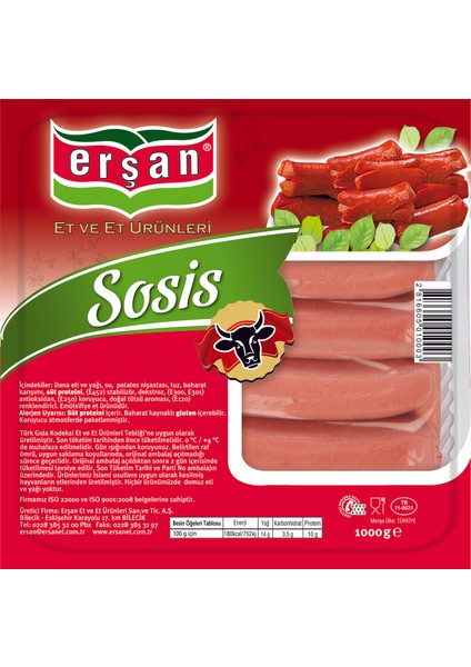 Dana Uzun Sosis 1 kg