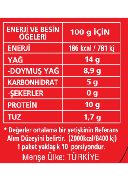 Dana Uzun Sosis 1 kg