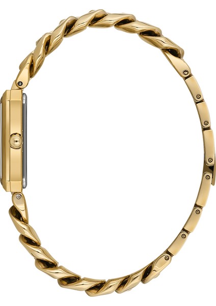 DKE.1.10807-4 Siyah Kadran Altın Kasa Altın Renki Kordon 3 Atm Pilli Kadın Kol Saati fiyatları