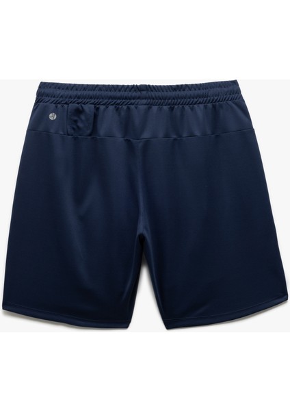 Beli Lastikli Yan Cepli Dikiş Detaylı Oversize Bermuda Spor Şort