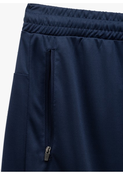 Beli Lastikli Yan Cepli Dikiş Detaylı Oversize Bermuda Spor Şort