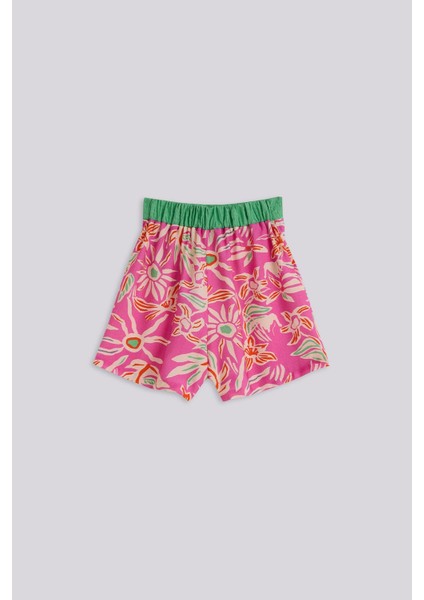 Bg Store Kız Çocuk Pembe Şort