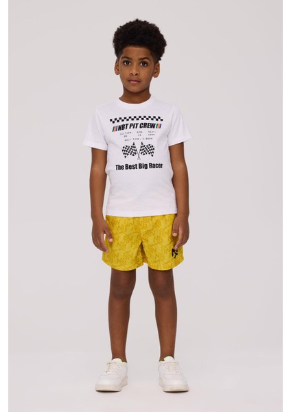 Bg Store Erkek Çocuk Beyaz Tshirt