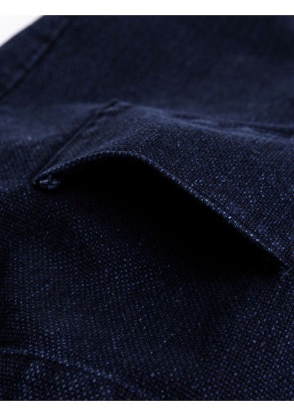 Cep Detaylı Saplı Denim Tote Çanta