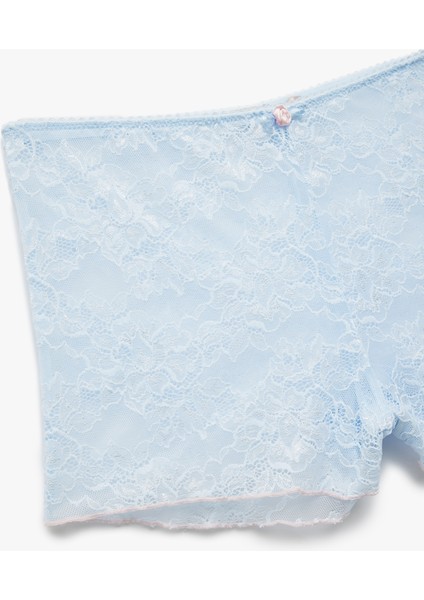 Dantelli Mini Şort Pijama Altı modelleri