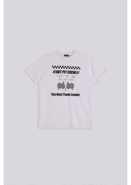 Bg Store Erkek Çocuk Beyaz Tshirt