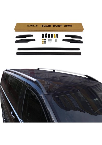Mercedes Vito W447 Tavan Çıtası - Siyah, Uzun Şase, Solid | (2014+) modelleri