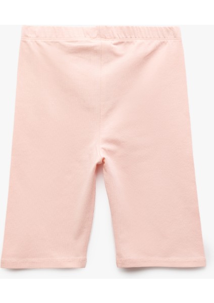 Pamuklu Beli Lastikli 2'li Basic Kısa Tayt Seti indirimleri