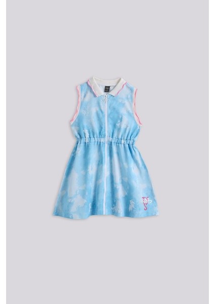 Bg Store Kız Çocuk Mavi Elbise