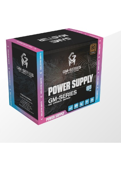 Game Master 650W 80+ Bronze Kasa Power Supply Psu Güç Kaynağı Beyaz fiyatları