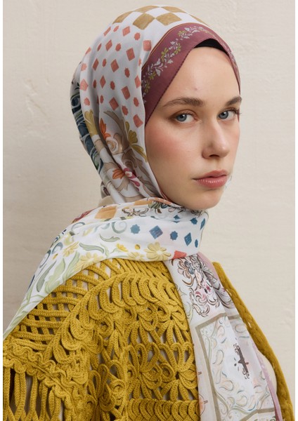 Bella Desen Ipek Krep Şal Gülkurusu fiyatları