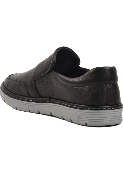 Siyah Hakiki Deri Erkek Günlük Ayakkabı 404 M fırsatları