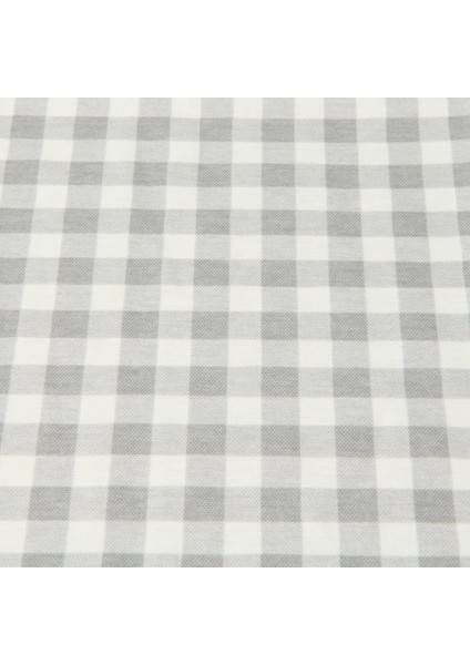 Soft Pötikareli Mutfak Önlüğü - Gri / Ekru - 63X72 cm