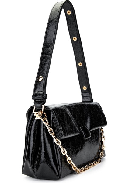Kadın Vegan Siyah Omuz Çanta 921 27005 Bn Cnt Y25 Black