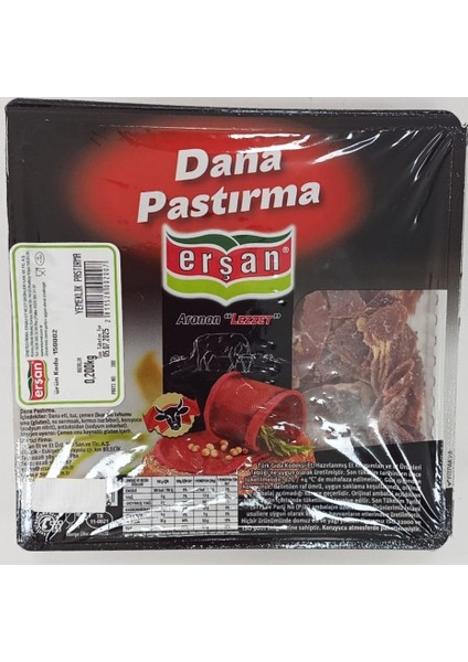 Yemeklik Pastırma 200 gr