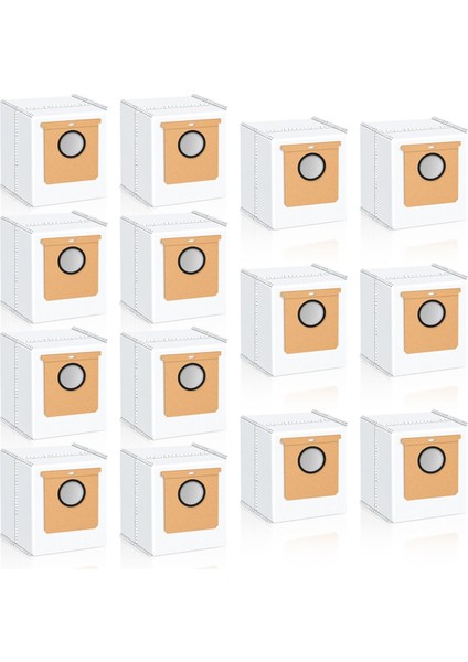 Eufy L50 Ses, L60 Ses Kendiliğinden Boşalan Istasyon Için 14 Paket Yedek Toz Torbası, 2,5 L Büyük Kapasiteli Vakumlu Kir Atma Torbası (Yurt Dışından)