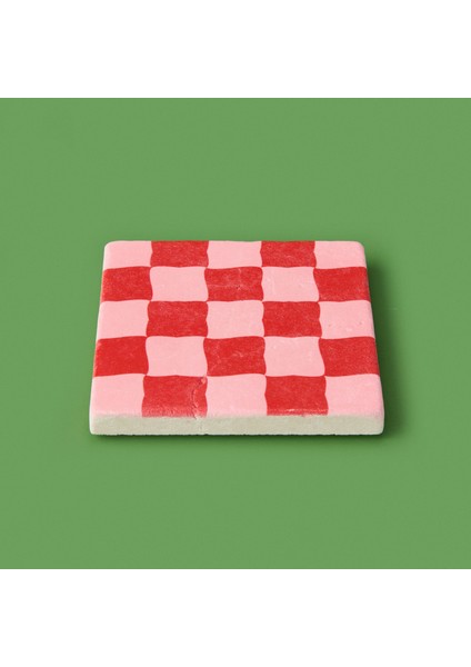 Kitchen Damalı Bardak Altlığı - Renkli - 10 cm modelleri