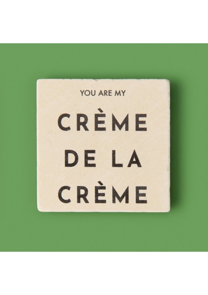 Kitchen Creme De La Creme Bardak Altlığı - Renkli - 10 cm