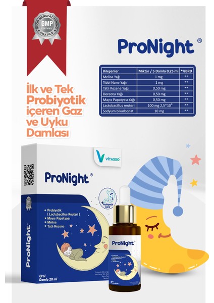 Çocuk Magnezyum Bebek Gaz Uyku Probiyotik 2'li Paket
