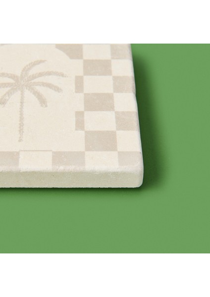 Kitchen Palm Bardak Altlığı - Renkli - 10 cm