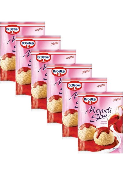 Meyveli Sos 77 gr x 6 Adet