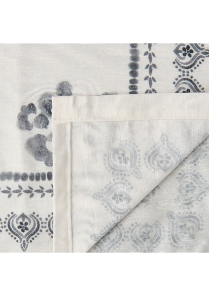 Soft St Tropez Masa Örtüsü - Gri - 150X150 cm